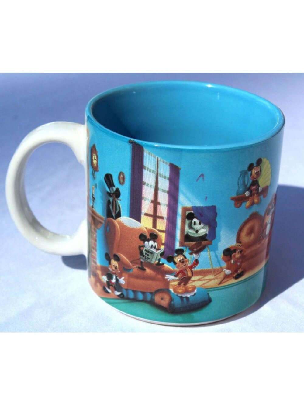 Disney Mickey Mouse Through the Years Mug Cup Coffee Great Graphics #S-3 - Picture 2 of 6